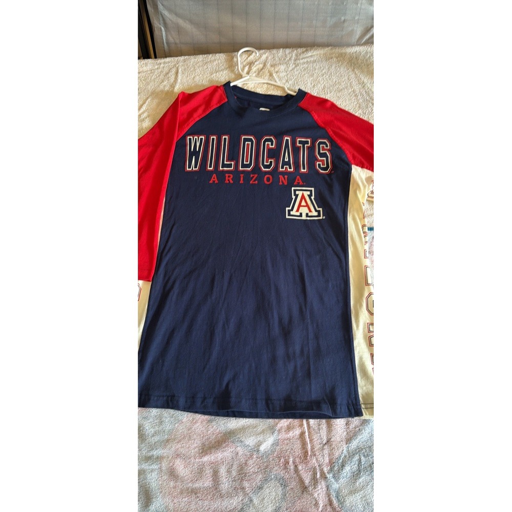 Hands High NCAA Arizona Wildcats Long Sleeve Shirt Blue Red White Size L